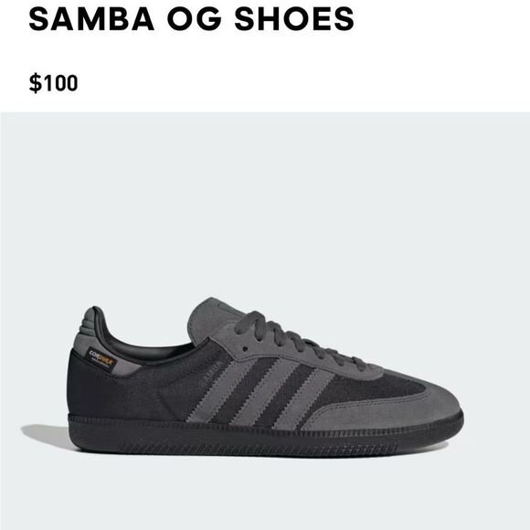Sold!! Adidas Samba OG Men's Shoes - Black and Gray size 7 men 8 woman’s- - Picture 1 of 14